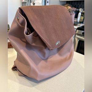 NWOT Freshly Picked Fig ribbed Drawcord bag